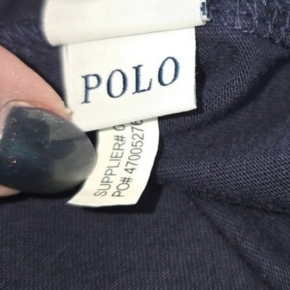 Polo by Ralph Lauren Custom Fit Men's Navy Tee with Red Pony Logo Medium Preppy - Picture 6 of 7